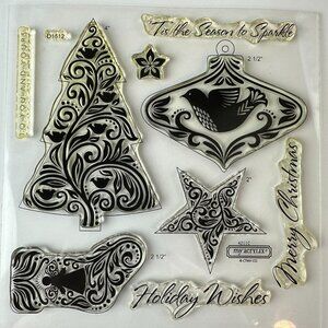 Close To My Heart Winter My Acrylix Stamps Set d1512